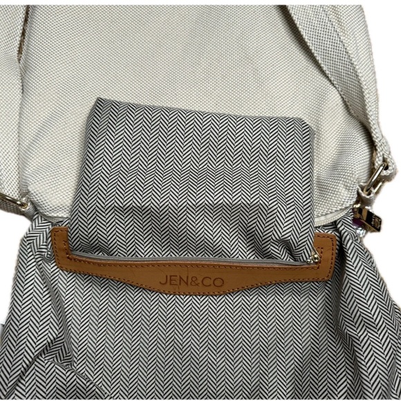 New Jen & Co Women Beige/ Sand Crossbody Bag Purse W/ Extendable Strap- Neutral - Picture 8 of 12